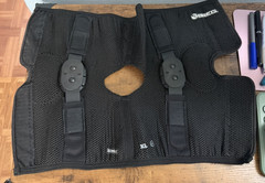 Breg Short Runner Wrap Around Hinged Air Mesh Knee Brace Size XL