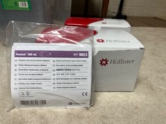 Hollister 9823 SoftFlex Drainable fecal collector. New in Sealed package