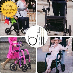 14Pcs Rollator Brake Cable Replacement Parts Walker Parts Rollator Brake Cable