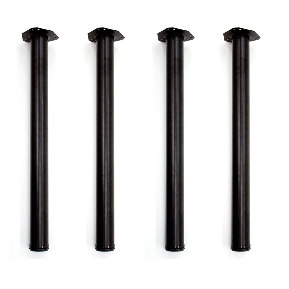 Regency Kee Post Table Legs Set Of 4- Black Mtbp27Bk