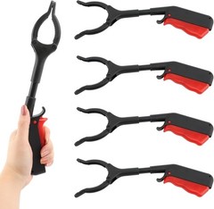 4PCS Heavy Grabber Tool Industrial Pick Up Stick Hand Grip Reach Trash Reacher