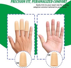 10-Piece Silicone Gel Finger Protectors – Instant Relief from Pain & Irritation