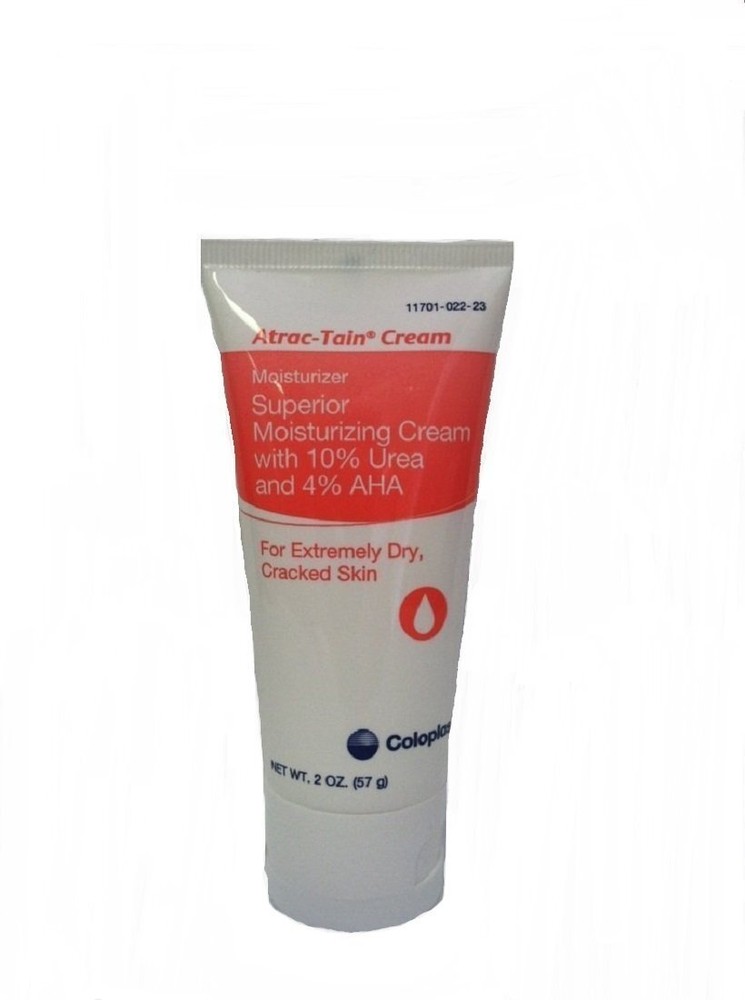 Coloplast Atract-Tain Superior Moisturizing Cream with UREA & AHA Dye-Free 2 Oz