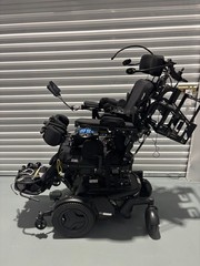 Permobli F5 Corpus VS Power Standing Wheelchair – only used for 1 month.