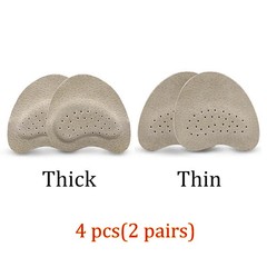 4pcs Sandals Anti-slip Stickers Leather Forefoot Pad Women High Heels Pain Relie