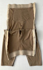 Post-Surgical Recovery Compression Girdle Shorts Zipper Beige Tan Women’s M