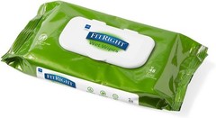 Medline FitRight Aloe Personal Cleansing Cloth Wipes, Scented, Pack of 48