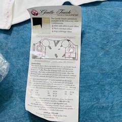 Gentle Touch Recovery Camisole Post Surgical Lot Of 2 (1) Sz L (1) Sz XL w Bulbs