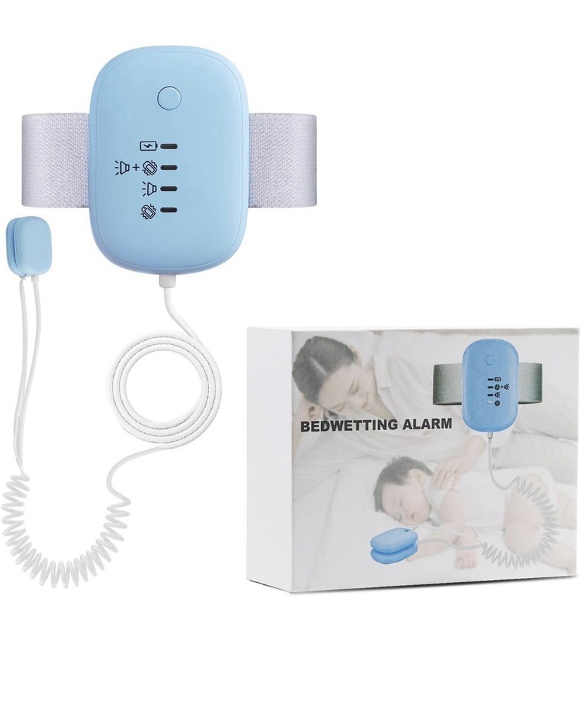 Wireless Bedwetting Alarm for Boys and Girls, USB Rechargeable, 3 Working Modes