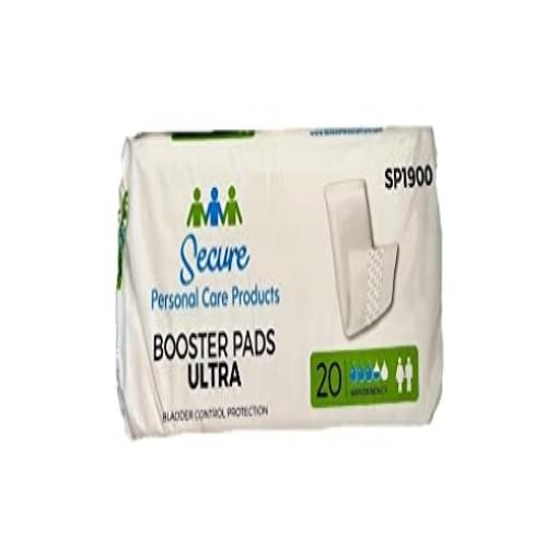 Secure Booster Pads Ultra 13in 180 Count Disposable Incontinence Pads