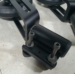 Quickie 2 Folding Manual Wheelchair Caster Wheels With Forks + Mounts