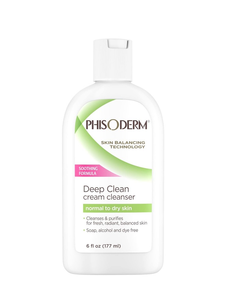 Phisoderm Deep Cleaning Cream Cleanser For Normal To Dry Skin 6 177 Ml Alcohol