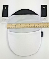 Large Fastomy Black Ostomy Pouch Bag Cover For Convatec & Hollister