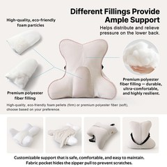 Lumbar Support Pillow(Pat. Pend) – Multi-Functional Ergonomic Back Cushion fo…