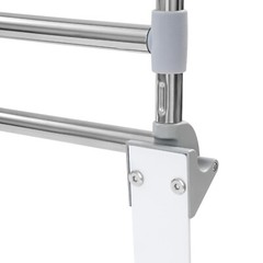 90cm Foldable Portable Safety Bed Guard Stainless Steel Bed Railing for Seniors