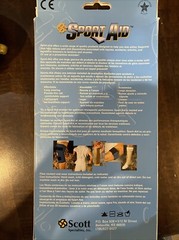 Sport Aid 9” Black Back Support Brace with Suspenders – M/L New In Box