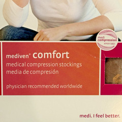 New Mediven Comfort Compression Panty Hose Stocking Natural III 15-20 Closed Toe