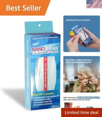 Gentle & Effective Hearing Aid Cleaning Kit – 10-Inch Strands for Precision