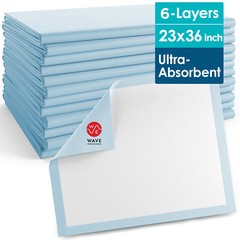600 Pads Adult Urinary Incontinence Disposable Bed pee Underpads 23×36