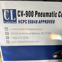 CL Comfortland CV-900 Cervical Traction Unit Neck Pain Relief