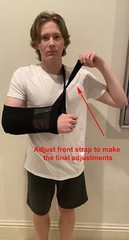 Therapist’s Choice® Deluxe Arm Sling with Thumb Loop, Universal Size