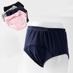 Cotton Incontinence Cloth Diaper Pants urine Leak-Proof for Women High Waisted