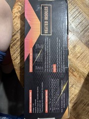 Heated Full Length Comfort Insoles Black w/ Battery Packs, Charger & Wraps