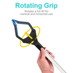 Grabber Reacher Tool, 32″ Grabbers for Elderly, 1 Count (Pack of 1), Blue