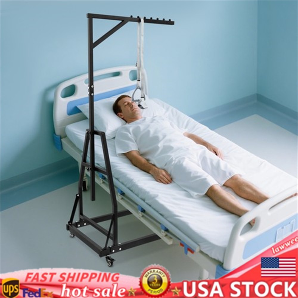 Trapeze Bar for Bed Mobility Patient Mover Free Standing Trapeze Bar 330 lb Load