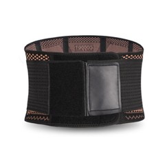Copper Lumbar Waist Support Brace Belt Lower Back Pain Relief for Men Women