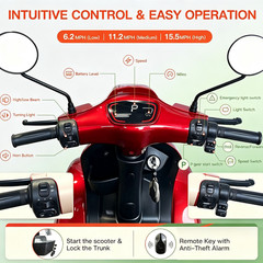 1000W Heavy Duty 4 Wheel Mobility Scooters Electric Powered Chair All M-Scooter