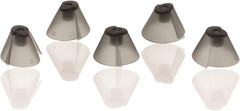 GN Resound Sure Fit Hearing Aid Standard Receiver Tulip Domes Dark Gray Split Ea