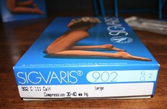 NEW SIGVARIS Medical Compression Stockings LARGE & Appliance 902 Calf Slip-ON