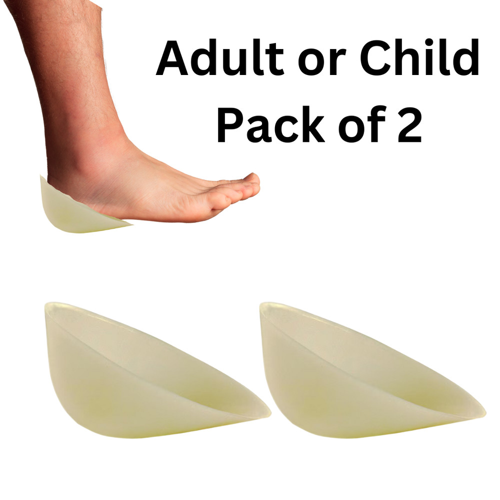 Hard Plastic Heel Cups Athletic Protectors for Plantar Fasciitis – 1 Pair New