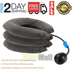 USA Cervical Neck Traction Device Inflatable & Adjustable Neck Stretcher Pillow