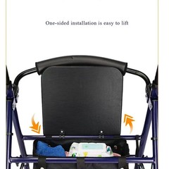 HMZ Rollator seat Cushion,Replacement for rollator 12″X12″, One Color