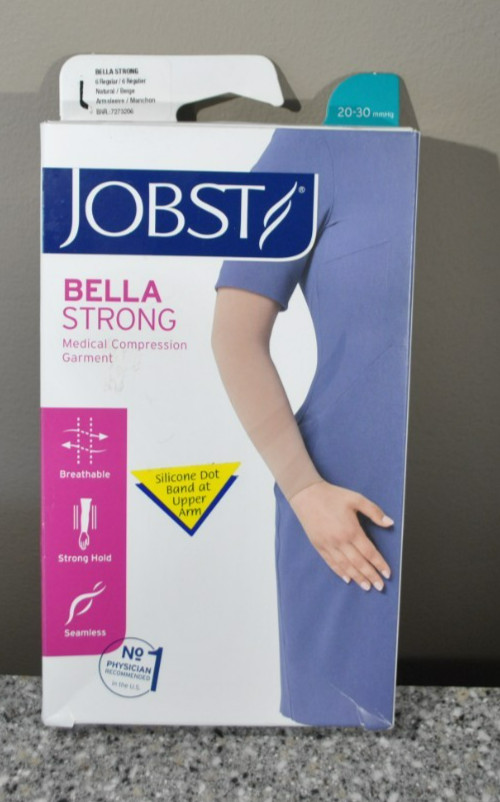 Jobst – Bella Strong Arm Sleeve Long Natural/Beige 20-30mmHg Sz. 6 Regular