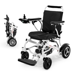 Foldable Electric Wheelchair Mobility Power Wheelchair Aluminum Alloy 300lbs