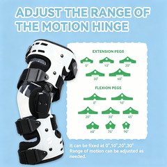 Daily Use Adjustable OA Unloader Knee Brace,Fit for Pain Relief Walking Support