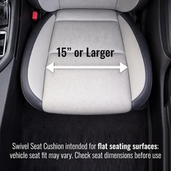 360° Swivel Seat Cushion for Elderly – Soft, Washable, 15