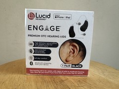 Lucid Hearing BT Engage Premium OTC Hearing Aids iPhone / iPad