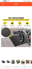 Rubber Threshold Ramp, 3″ Rise, 2200 Lb Load Capacity