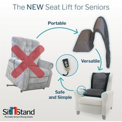 Sit n Stand Lift Assist Classic for Home Fits any chair Easy-to-use safe stable