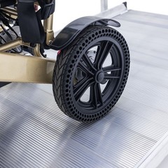 Titan Ramps 9′ 6” Wheelchair Entry Ramp with Handrails – 850 lb.