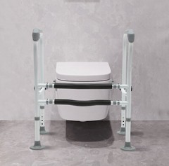 Toilet Safety Rails Toilet Handles for Elderly Handicap Toilet Frame Grab Bar