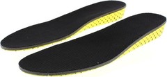 Height Increase Insole – Elevator Shoe Conversion – 1 Inches Taller (Black)
