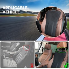 Back Cushion Lumbar Support Cushion Pillow/Car Seat Back Cushion Pain Relief US
