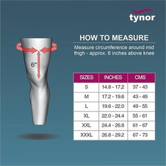 Tynor Neoprene Knee Support Hinged , Compresses Patellar Tendon