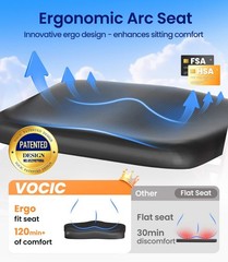 Ergonomic Rollator Walker for Seniors, 350lb Capacity, 8″ All-Terrain Wheels, Fo