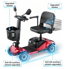 Pro 4 Wheel Mobility Scooter Power Wheel Chairs Electric Device Adult Travel